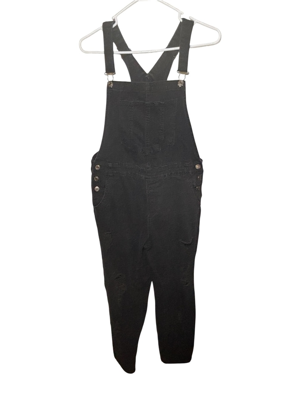 Sweet Look Black Women's Denim Overalls Size XL